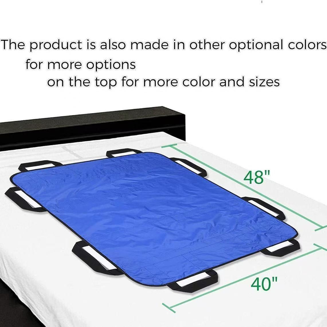 Hospital patient transfer mattress for caregivers
